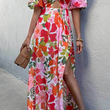 Seven Wonders Floral Del Mare Maxi Dress with Cut Out