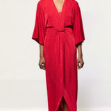 Panambi Red Ela Midi Dress