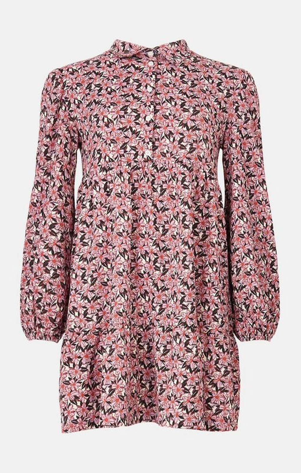 Oasis floral shirt dress best sale