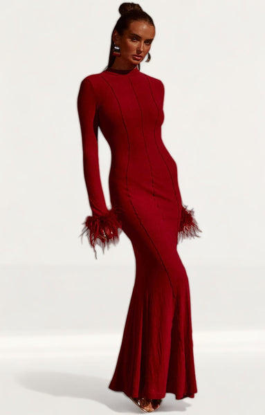 Ruby red hotsell long dress