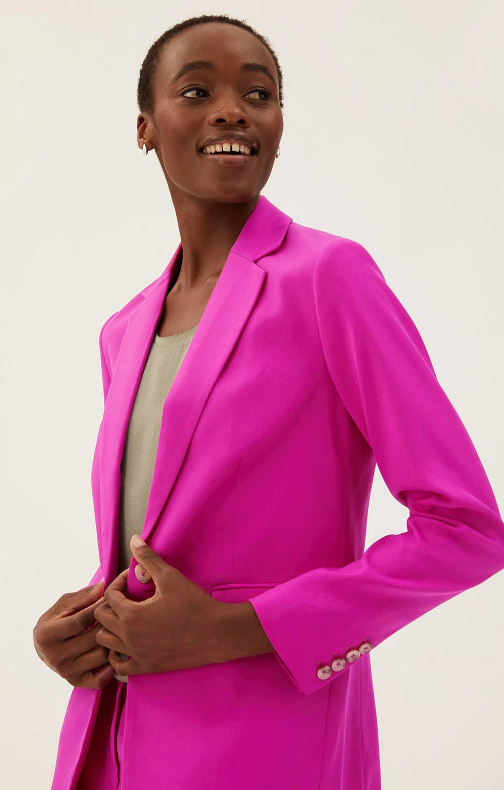 M&s ladies cheap pink jackets