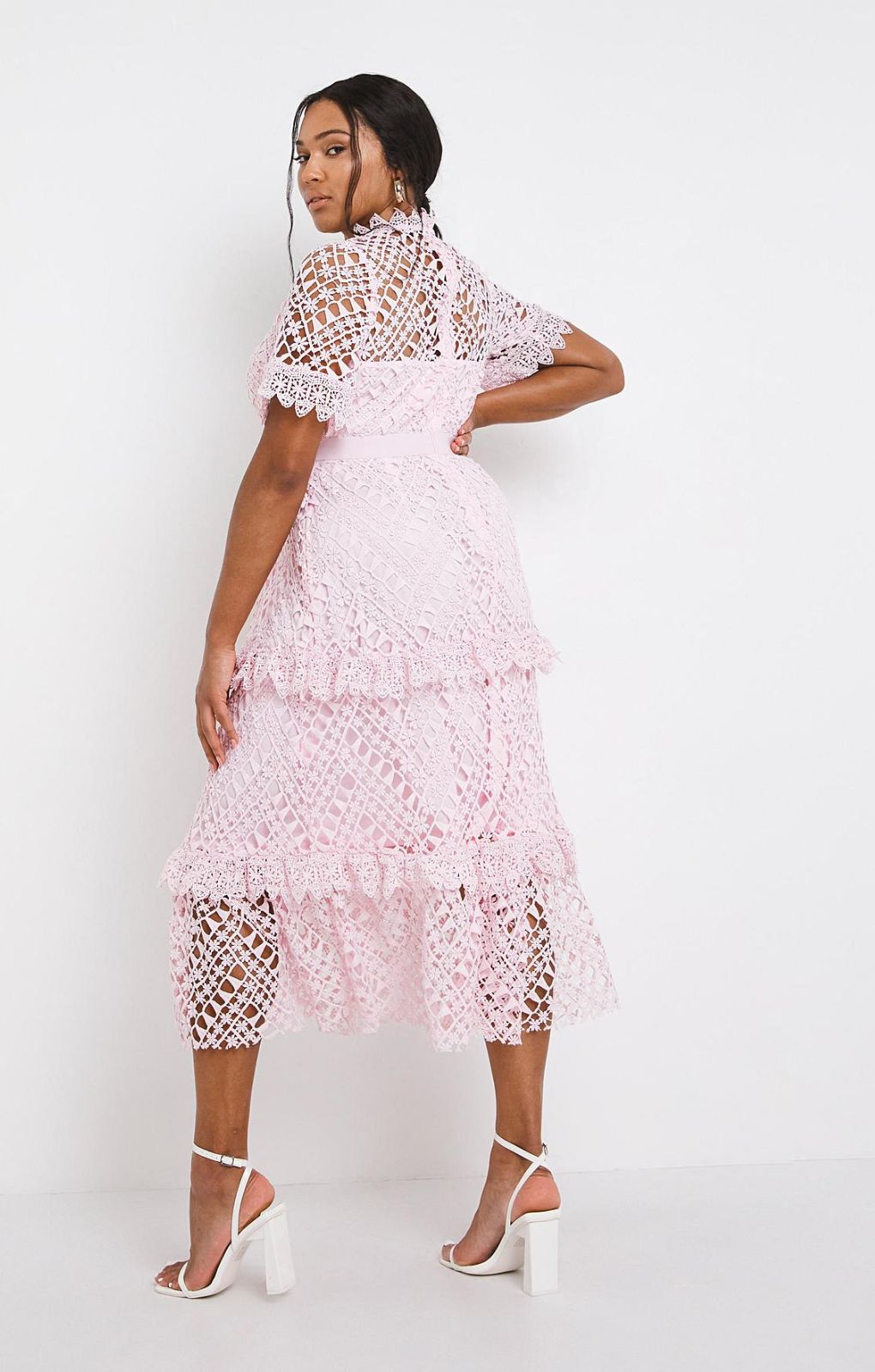 Rent Simply Be Pink Boutique Lace Dress Hirestreet