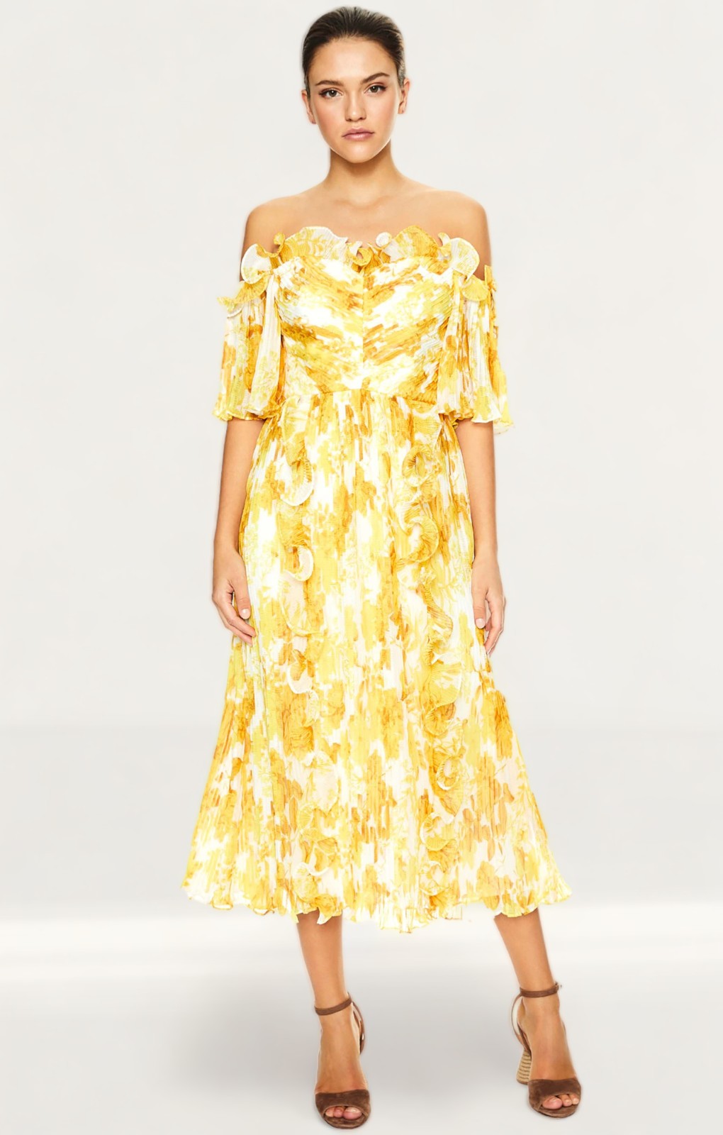 Talulah Yellow Sunshine Midi Dress