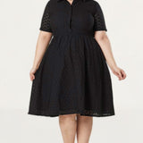 Timeless London Curve Black Harlow Midi Dress