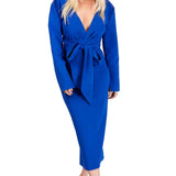 Little Mistress Vogue Williams Cobalt Bodycon Dress