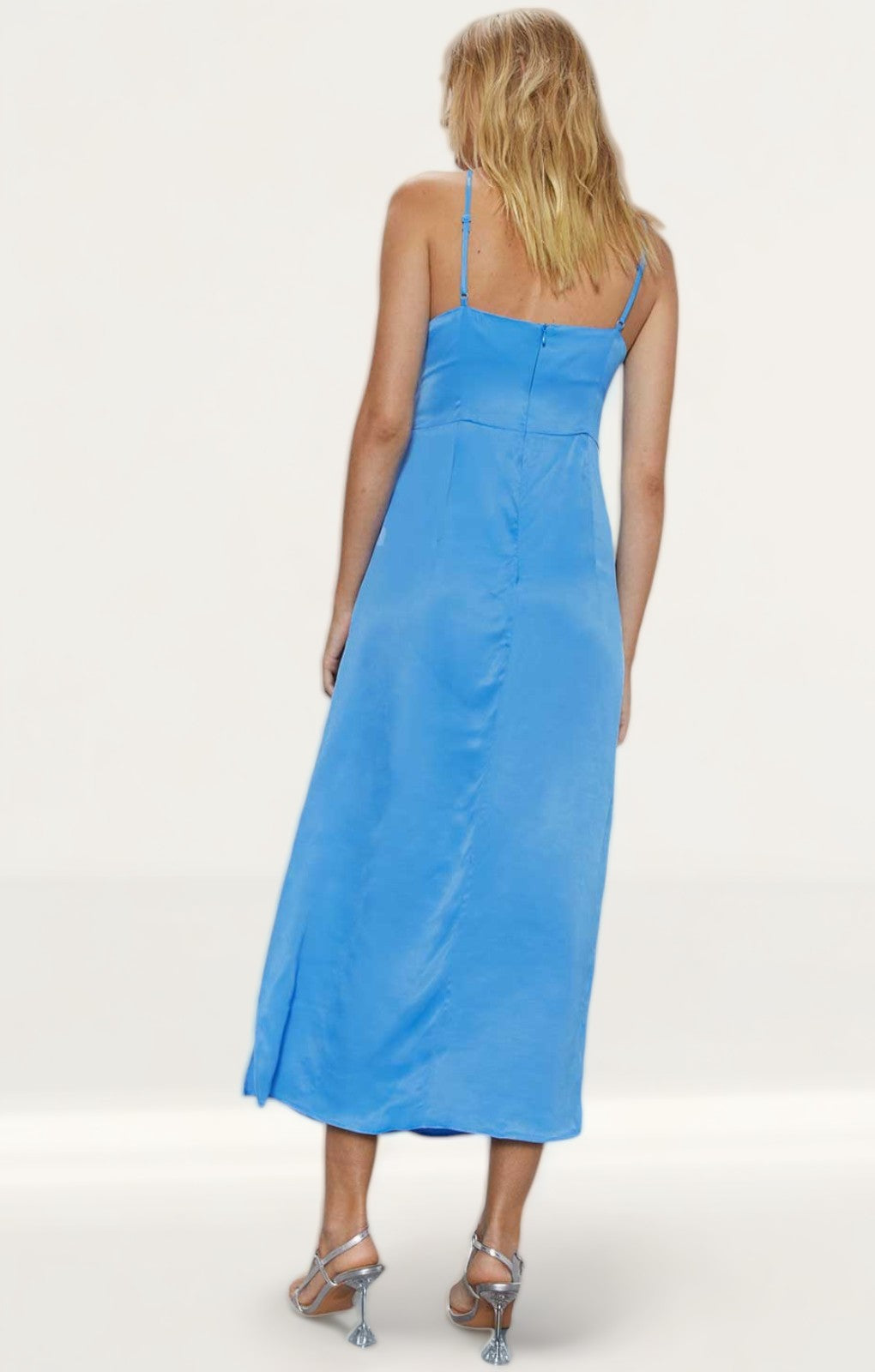 Warehouse 2024 blue dress