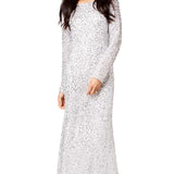 Little Mistress Sequin White Dress